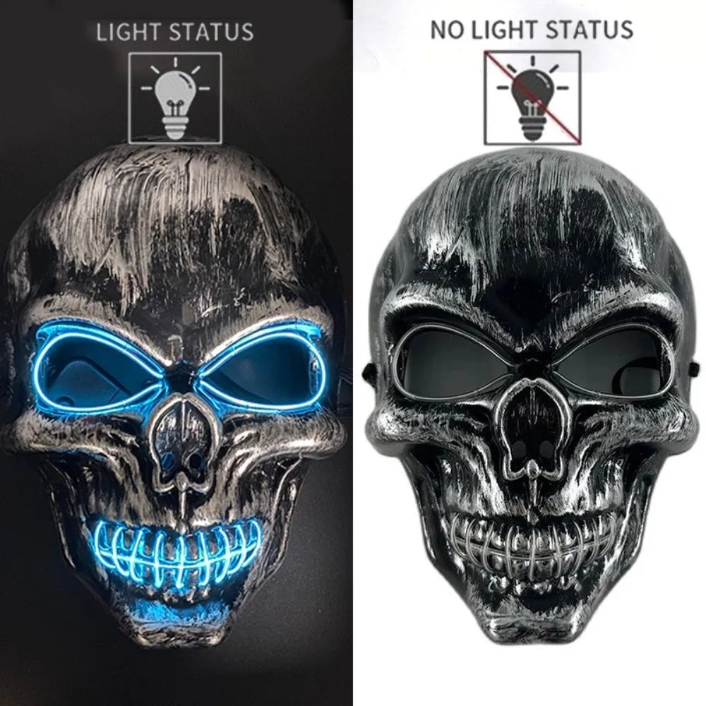 Luminous Ghost Skull Cosplay Mask