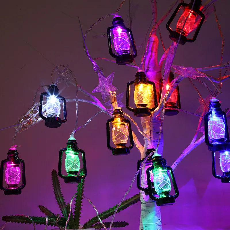 Vintage 80 LED Lantern String Lights