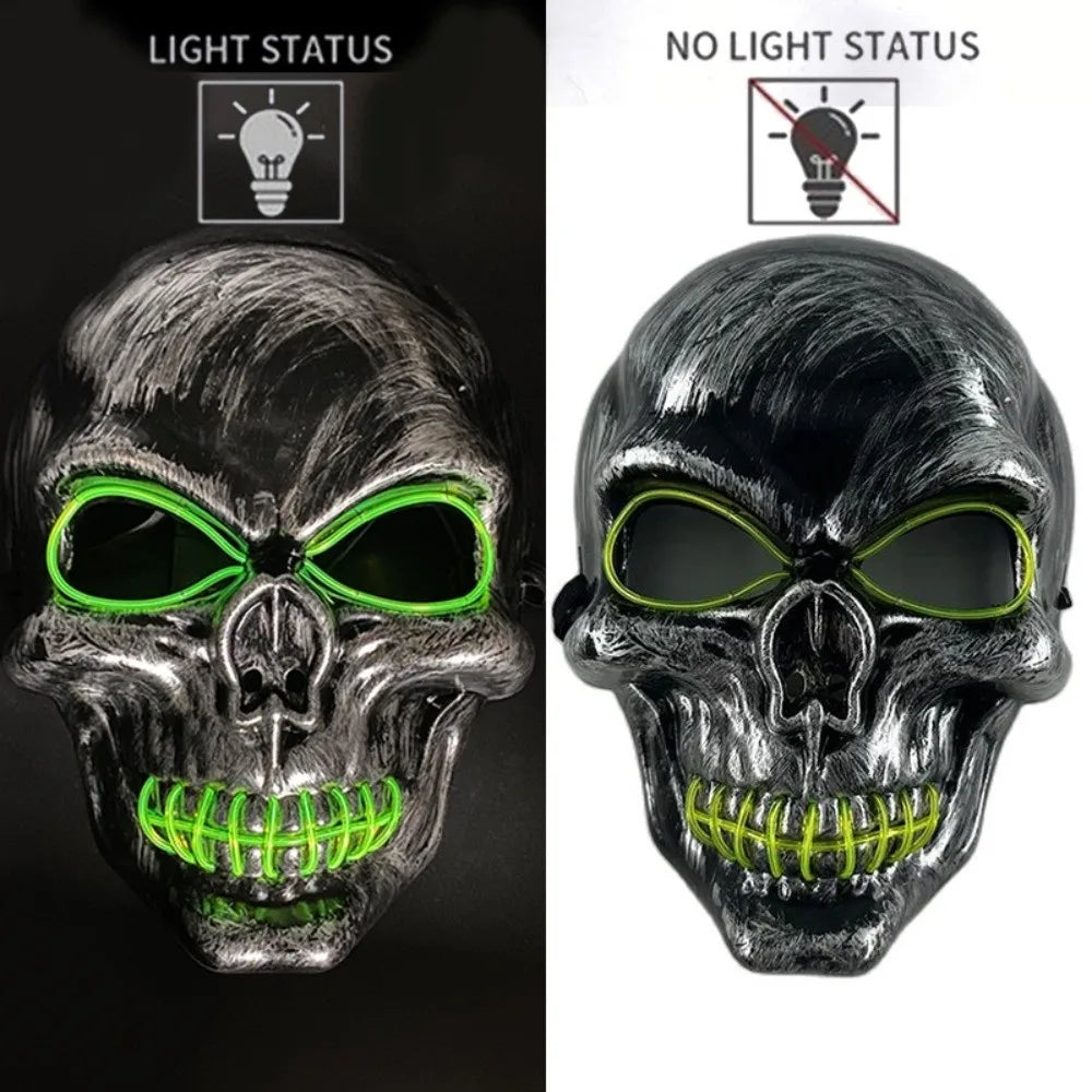 Luminous Ghost Skull Cosplay Mask