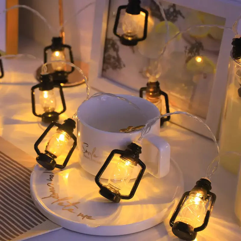 Vintage 80 LED Lantern String Lights