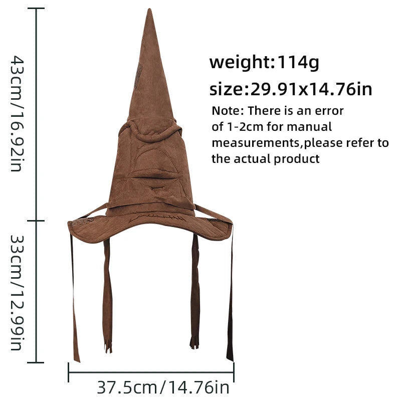 Leather Witch Wizard Sorting Hat