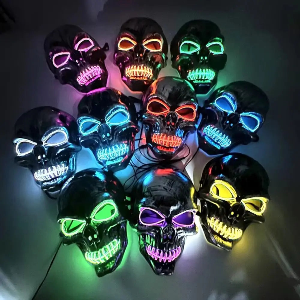 Luminous Ghost Skull Cosplay Mask