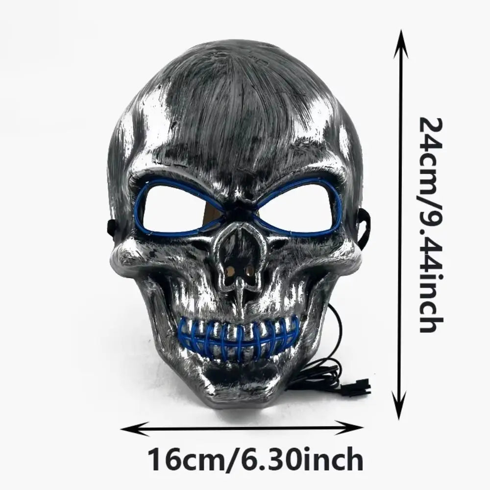 Luminous Ghost Skull Cosplay Mask