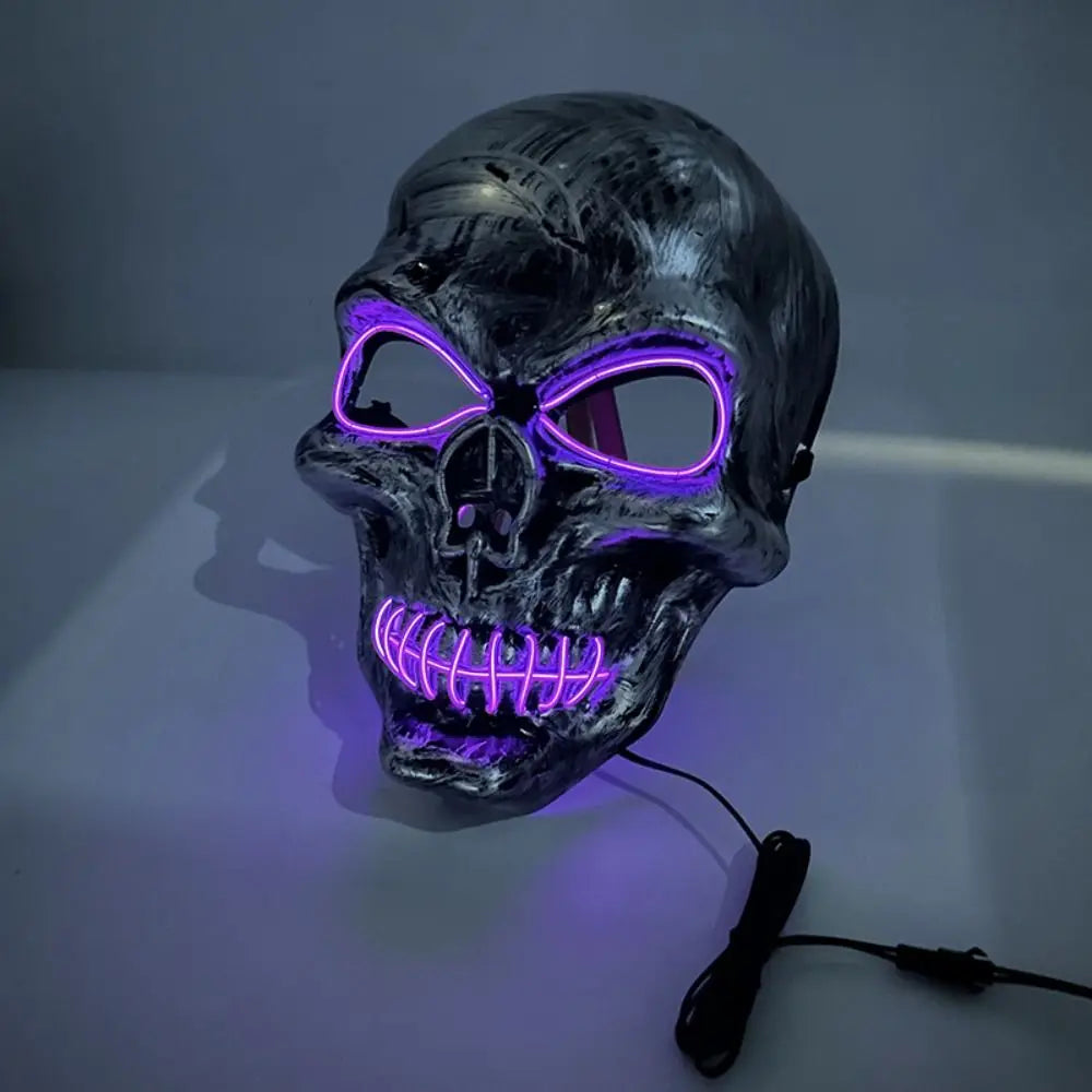 Luminous Ghost Skull Cosplay Mask