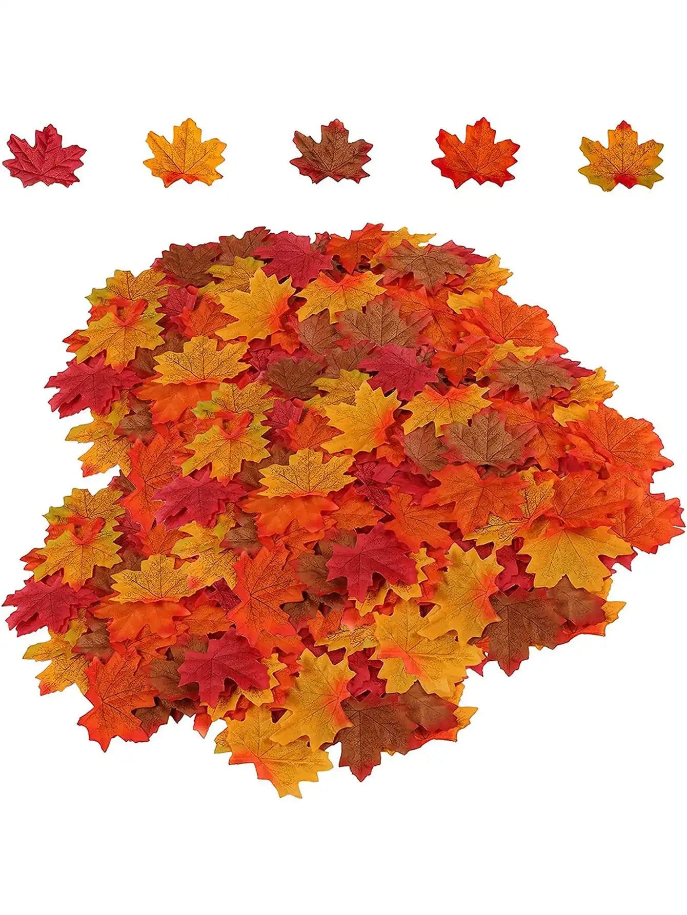 Silk Maple Leaves for Halloween