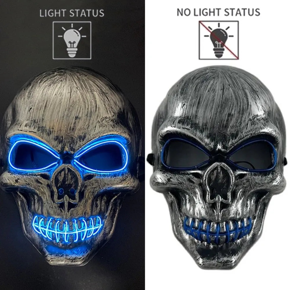 Luminous Ghost Skull Cosplay Mask