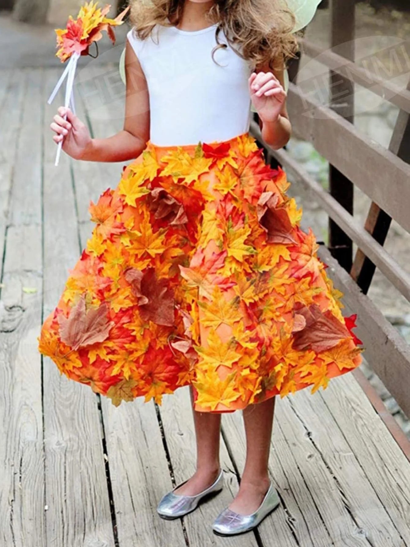 Silk Maple Leaves for Halloween
