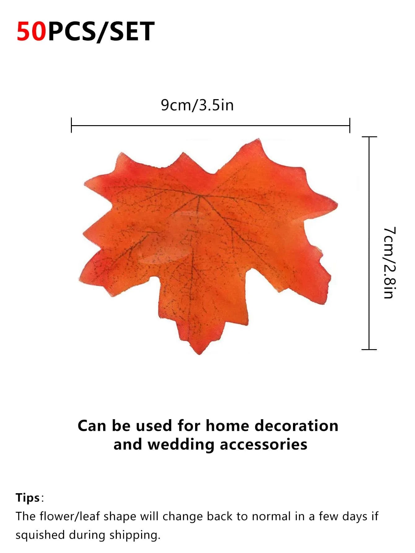 Silk Maple Leaves for Halloween