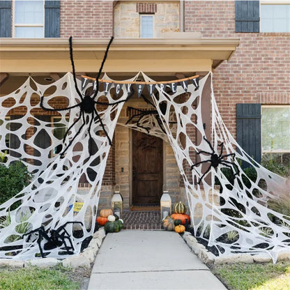Giant 20ft Stretchy Halloween Spider Web