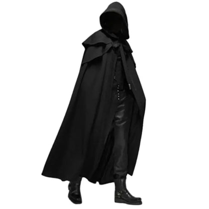 Medieval Gothic Hooded Cloak Cape