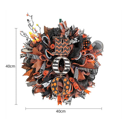 Halloween Front Door Wreath