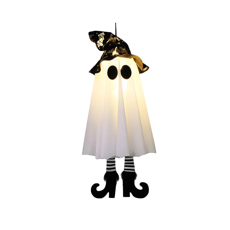 Halloween LED Hanging Witch and Ghost Lights