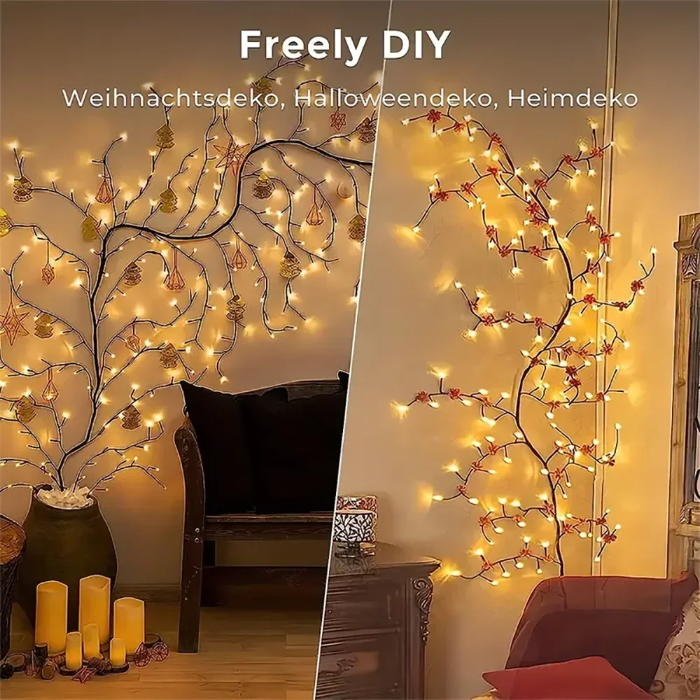 USB Willow Vine Branch LED Lights