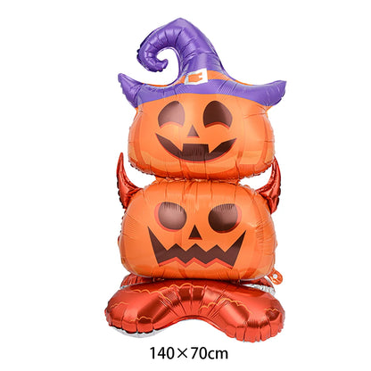 Halloween Plastic Tablecloth with Haunted House