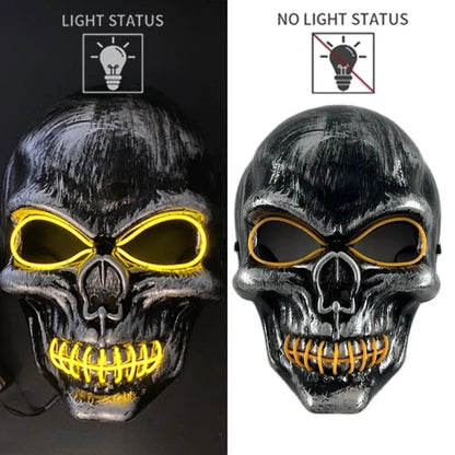 Luminous Ghost Skull Cosplay Mask