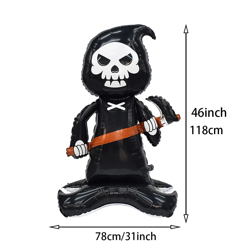 Halloween Plastic Tablecloth with Haunted House