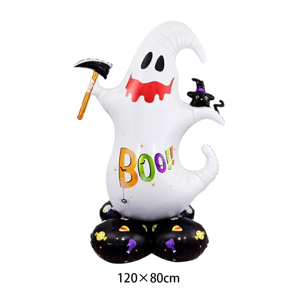 Halloween Plastic Tablecloth with Haunted House