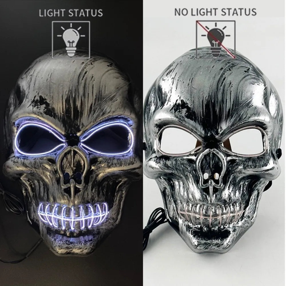 Luminous Ghost Skull Cosplay Mask