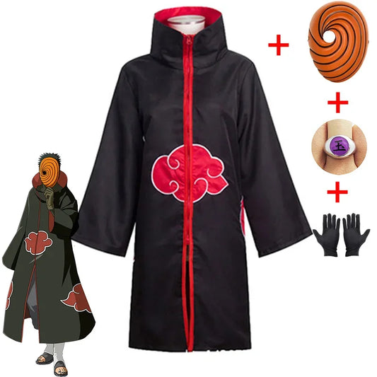 Naruto Tobi Obito Akatsuki Cloak