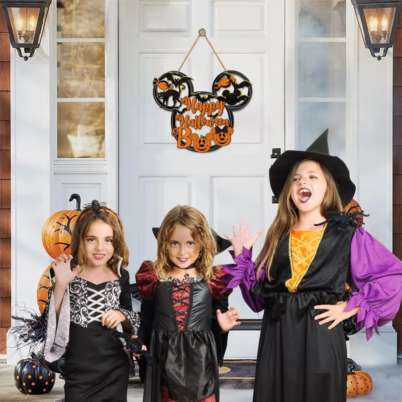 Halloween Wooden Door Sign