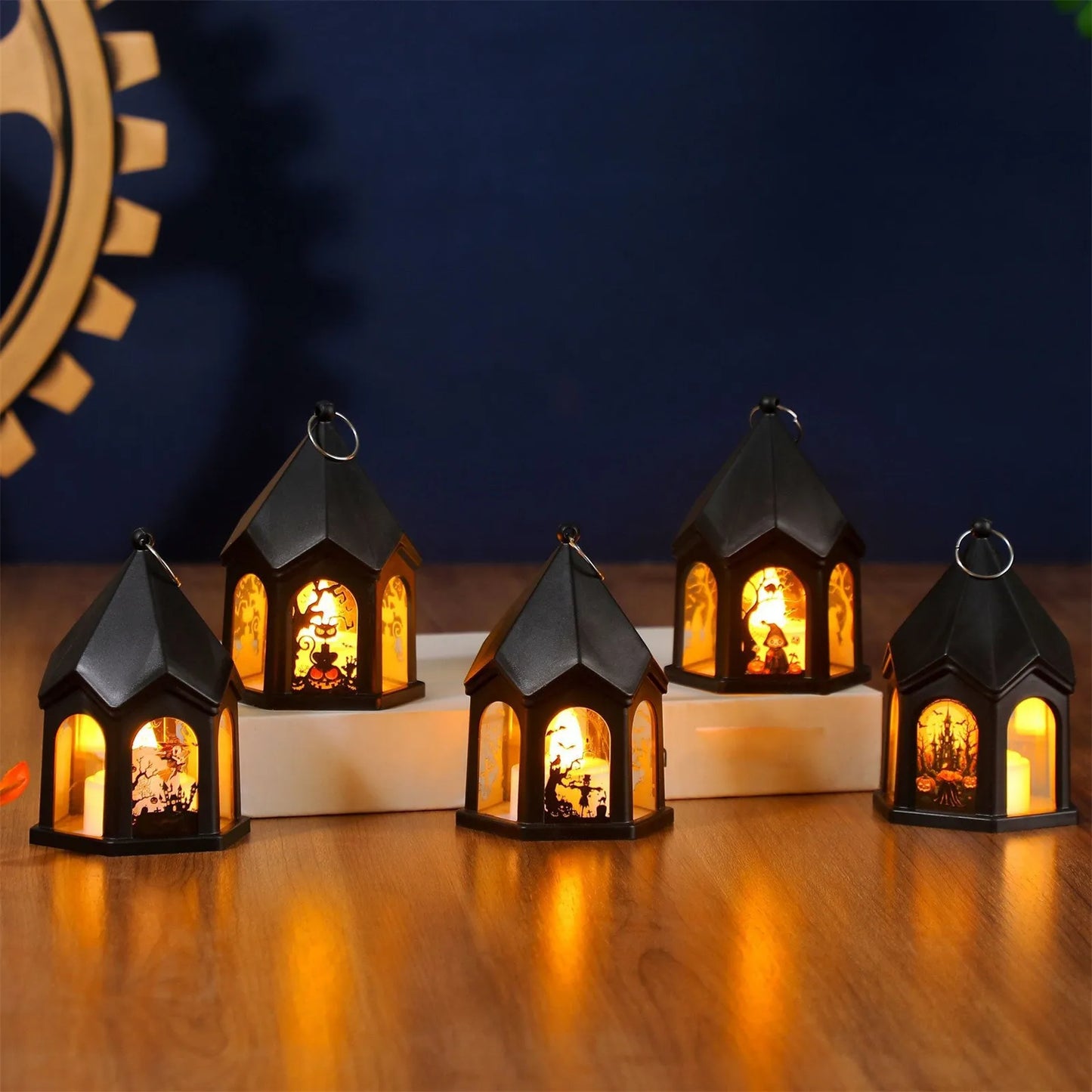 Halloween Castle Pumpkin Lantern