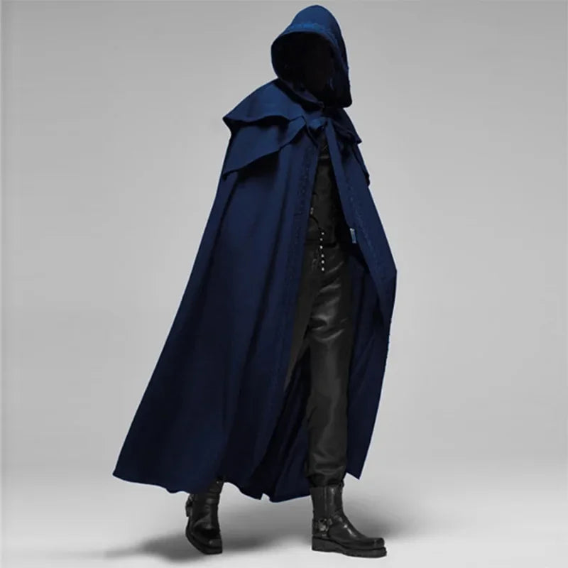 Medieval Gothic Hooded Cloak Cape