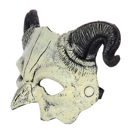 Half Face Devil Horn Mask