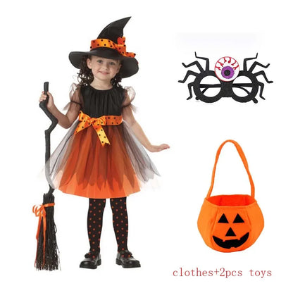 Girls Gothic Vampire Tutu Dress