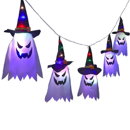 Halloween LED Hanging Ghost Hat Pendant