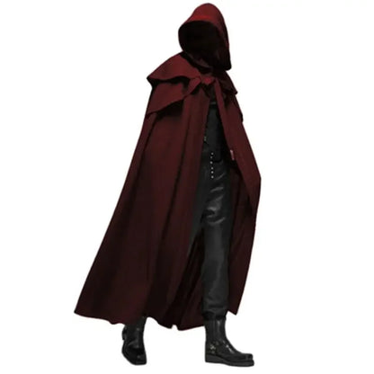 Medieval Gothic Hooded Cloak Cape