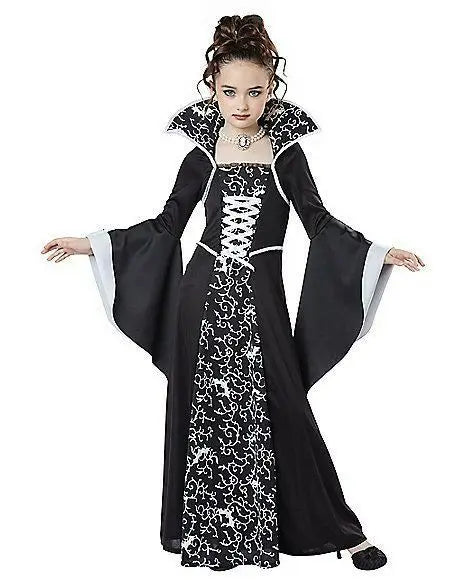 Girls Gothic Vampire Tutu Dress
