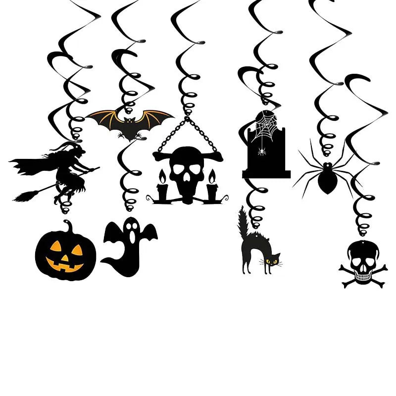 Halloween Plastic Tablecloth with Haunted House