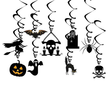 Halloween Plastic Tablecloth with Haunted House