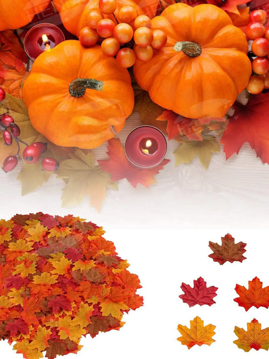 Silk Maple Leaves for Halloween