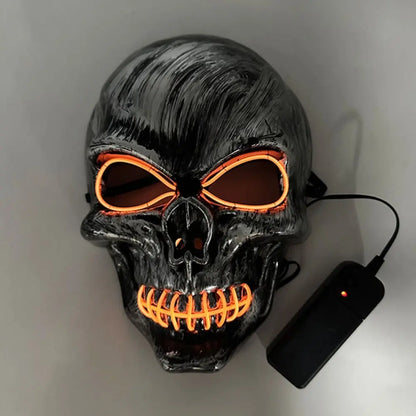 Luminous Ghost Skull Cosplay Mask
