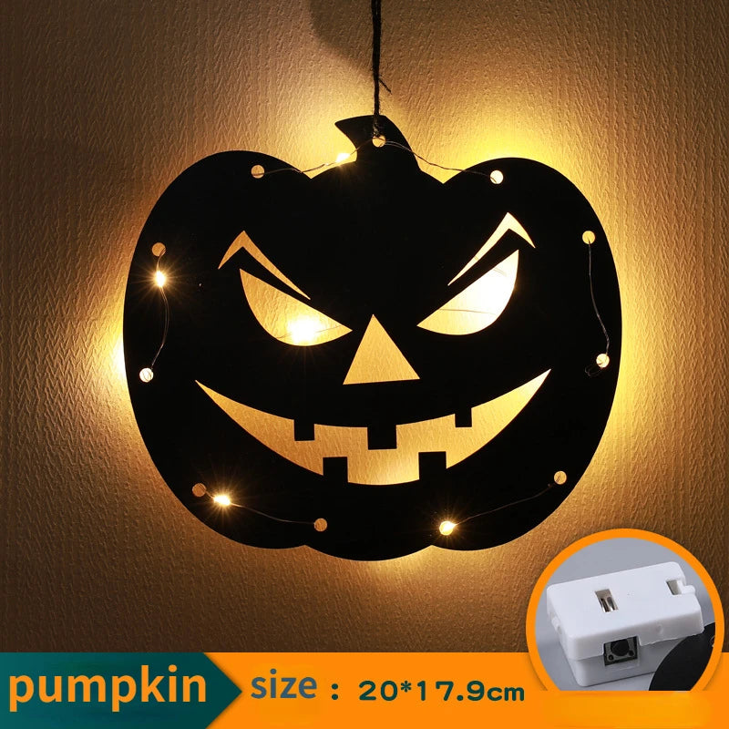 Halloween LED Hanging Castle and Ghost Lights