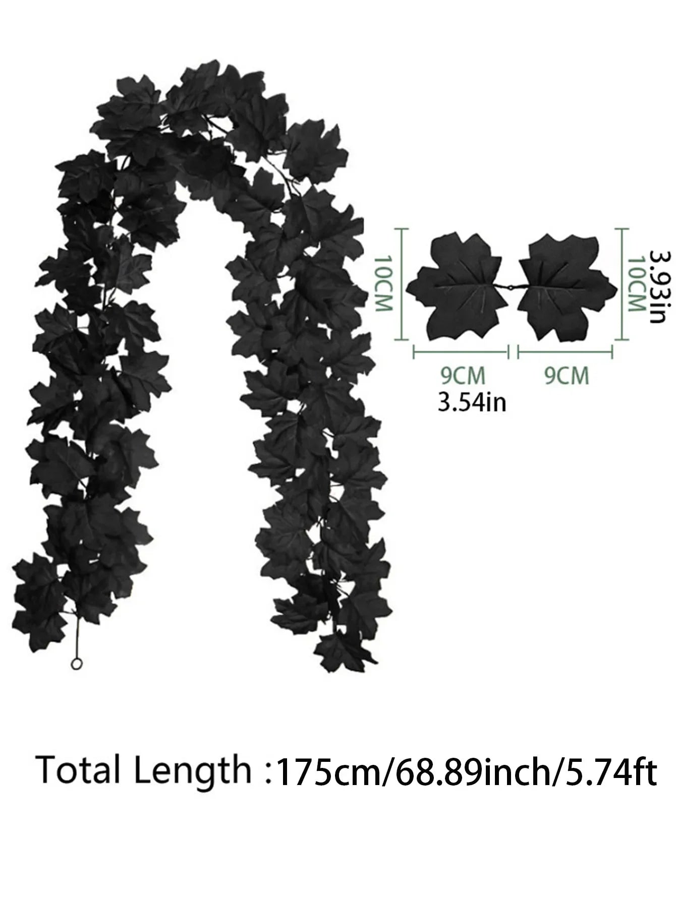Fall Maple Leaf Garland with Fruits