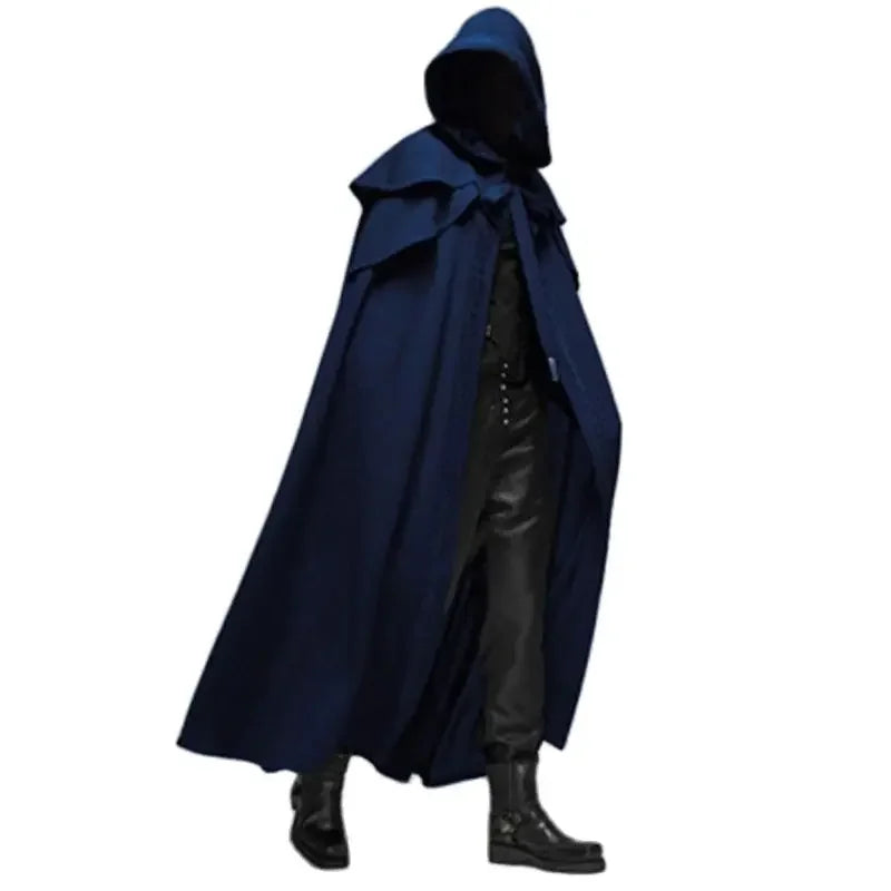 Medieval Gothic Hooded Cloak Cape