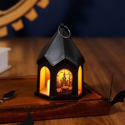Halloween Castle Pumpkin Lantern
