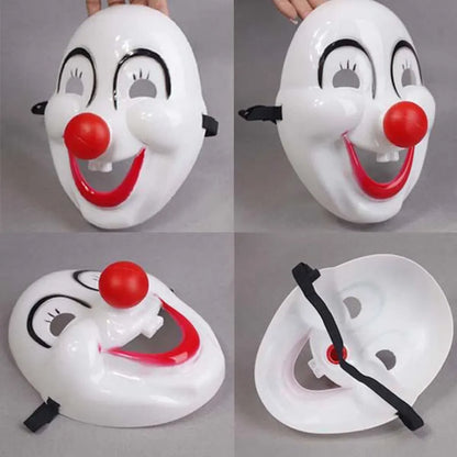 Halloween Red Nose Clown Mask