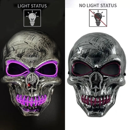 Luminous Ghost Skull Cosplay Mask