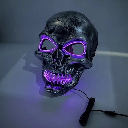 Luminous Ghost Skull Cosplay Mask
