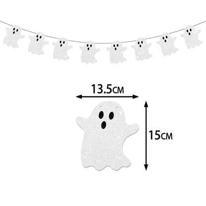 Halloween Plastic Tablecloth with Haunted House