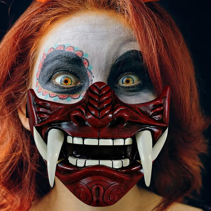 Japanese Samurai Devil Warrior Mask