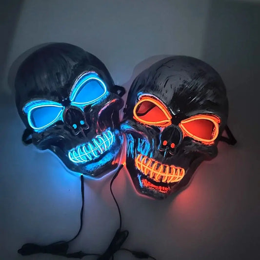 Luminous Ghost Skull Cosplay Mask