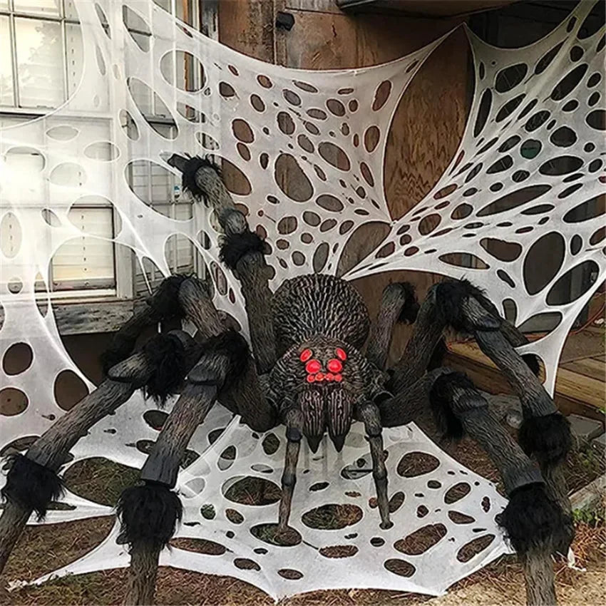 Giant 20ft Stretchy Halloween Spider Web