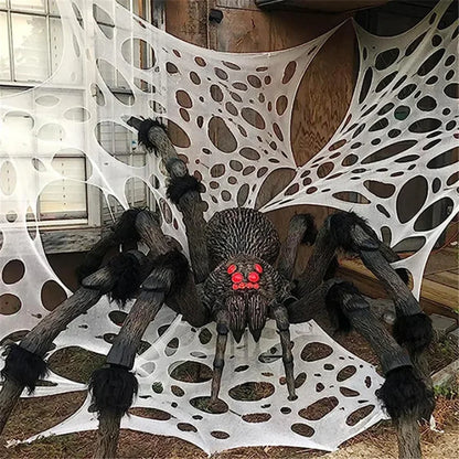 Giant 20ft Stretchy Halloween Spider Web
