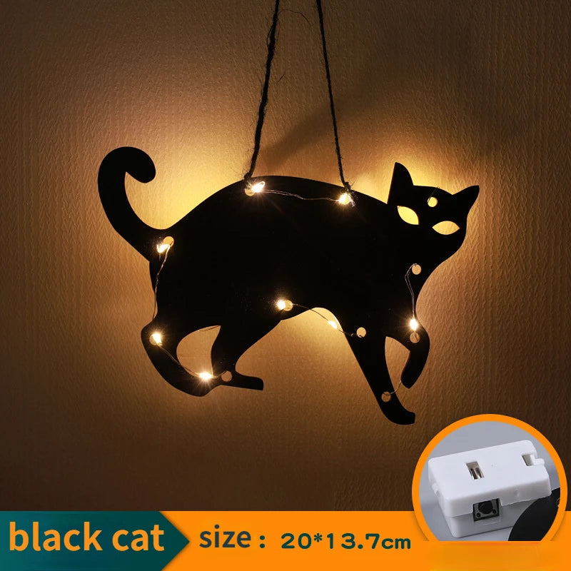 Halloween LED Hanging Castle and Ghost Lights