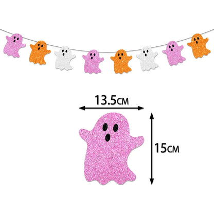 Halloween Plastic Tablecloth with Haunted House