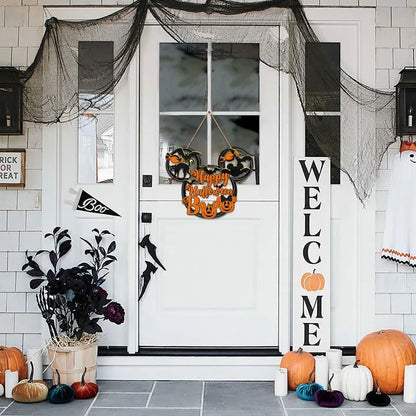 Halloween Wooden Door Sign